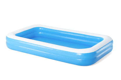 Bestway Familjepool Blå Rektangulär 305 x 183 x 46cm