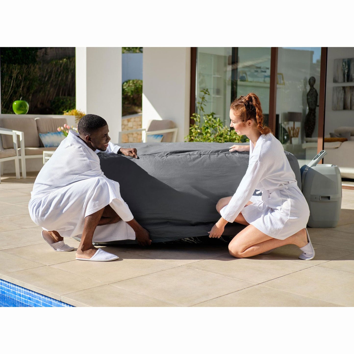 Lay-Z-Spa Thermal Skydd för Spabad Fyrkant 1.80m x 1.80m x 71cm