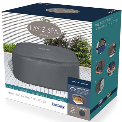 Lay-Z-Spa Thermal Skydd för Spabad Fyrkant 1.80m x 1.80m x 71cm