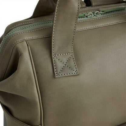New Rebels Obsidian Tremont Ryggsäck i Läder – Grön
