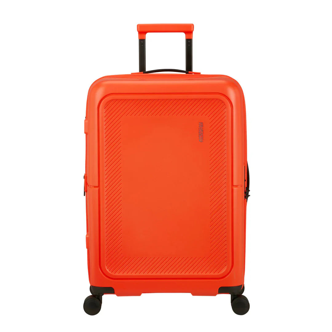 American Tourister Dashpop Spinner - Mandarinröd Mellanstor Resväska 67cm