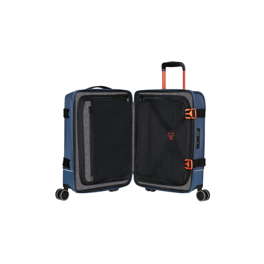 American Tourister Urban Track Spinner S Kabinväska 55cm – Navy/Orange