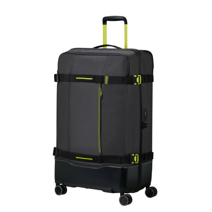 American Tourister Urban Track Spinner L Stor Resväska 79cm – Svart/Lime