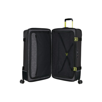American Tourister Urban Track Spinner L Stor Resväska 79cm – Svart/Lime