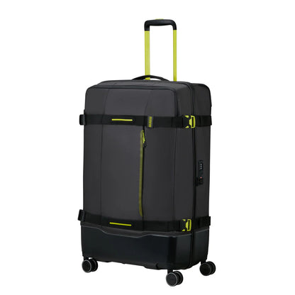 American Tourister Urban Track Spinner L Stor Resväska 79cm – Svart/Lime