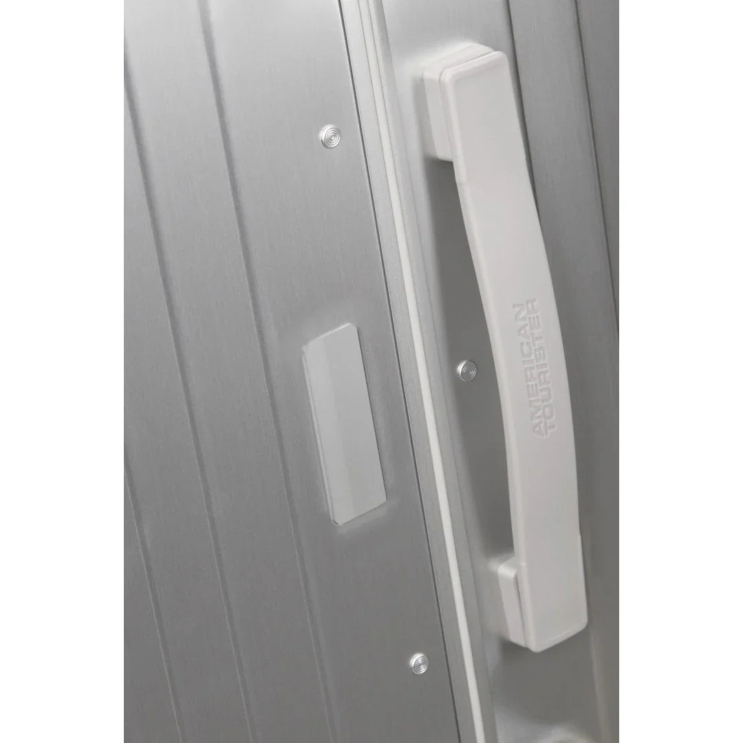 American Tourister Soundbox ALU Stor Resväska 77cm - Silver