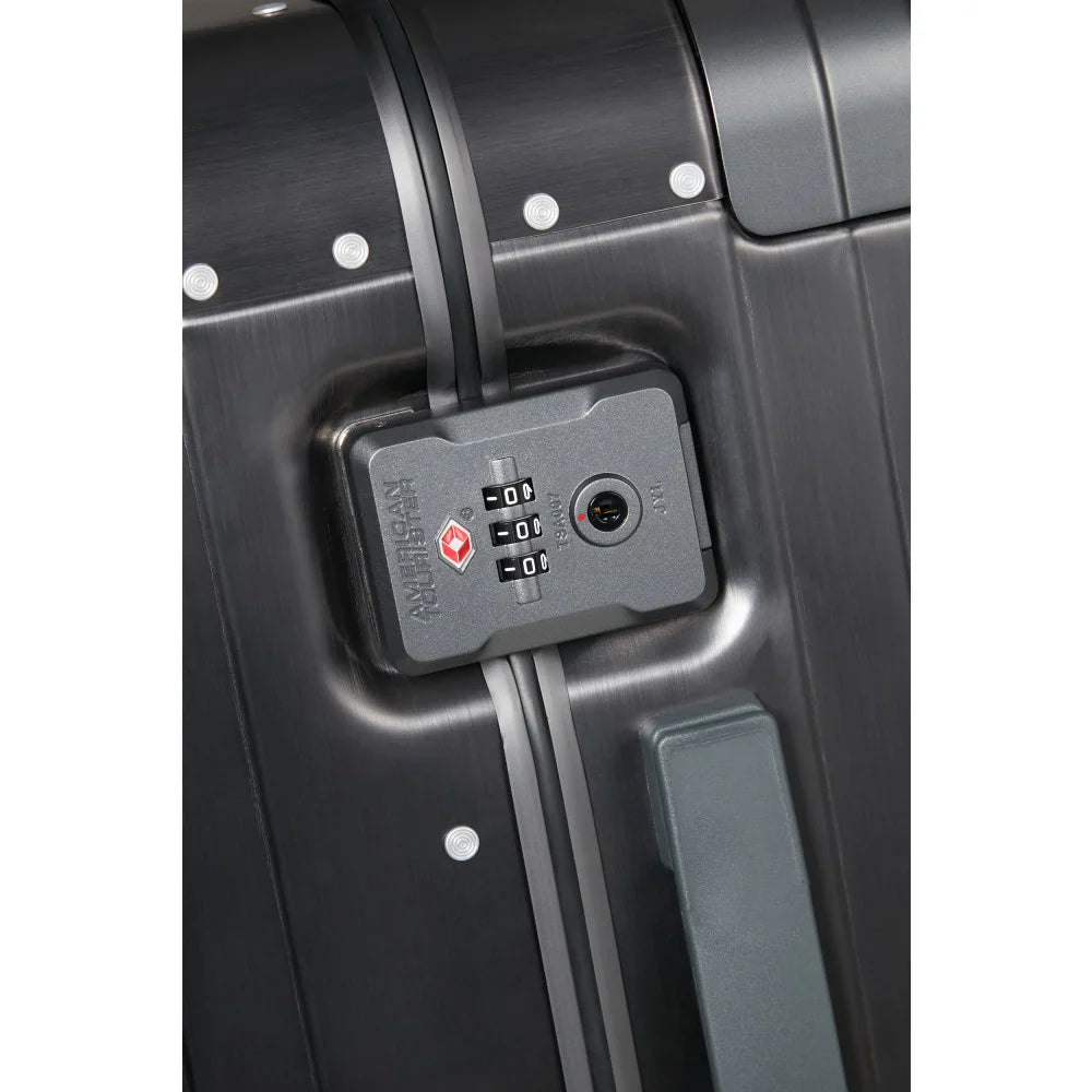 American Tourister Soundbox ALU Stor Resväska 77cm - Brushed Anthracite