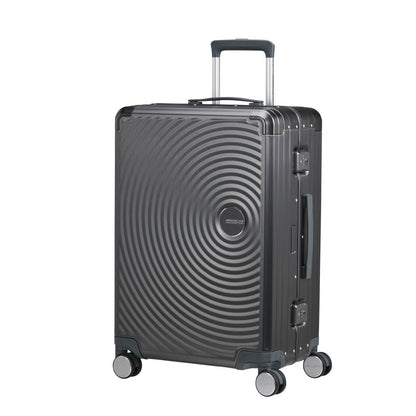 American Tourister Soundbox ALU Mellanstor Resväska 68cm – Grå