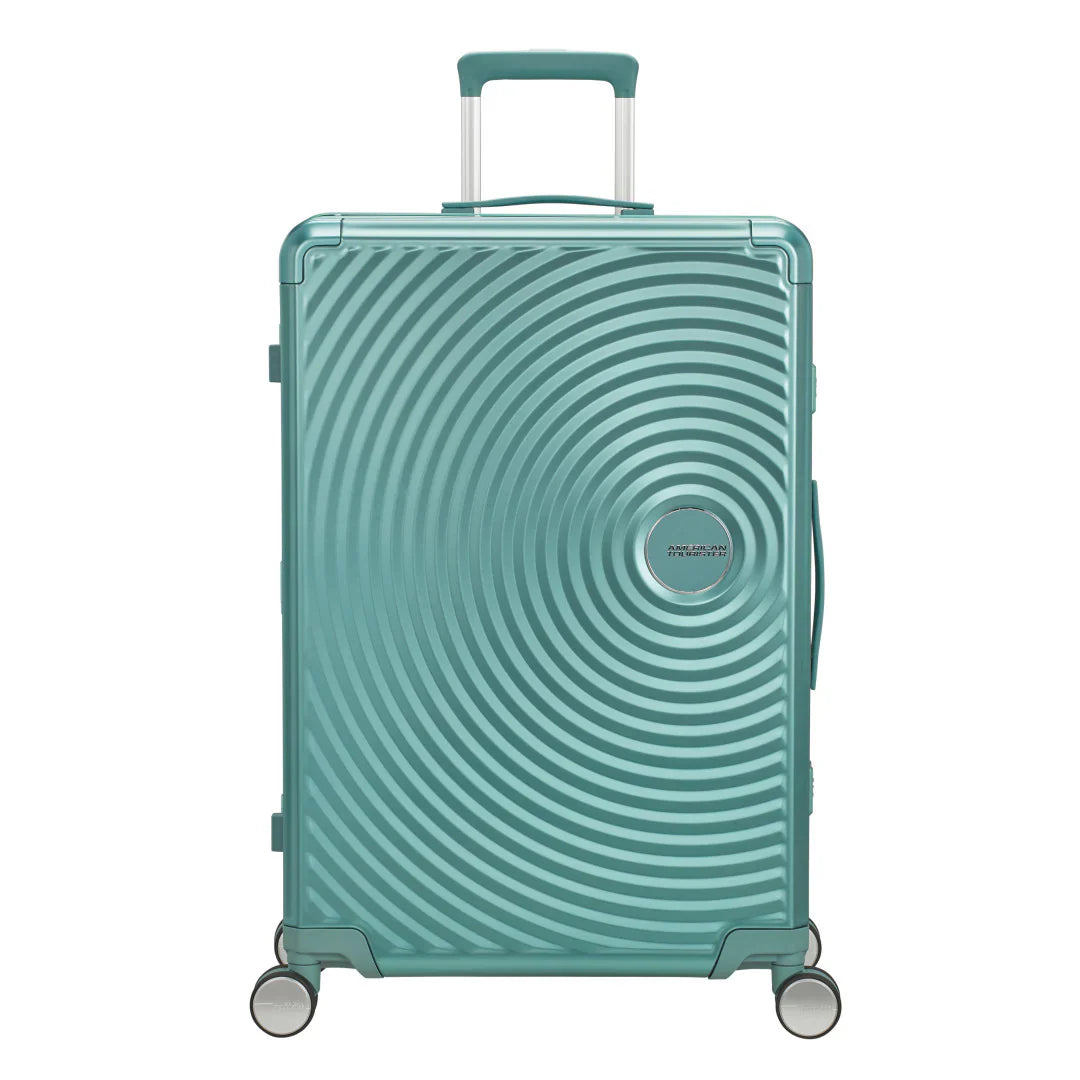 American Tourister Soundbox ALU Stor Resväska 77cm - Dusty Turkos
