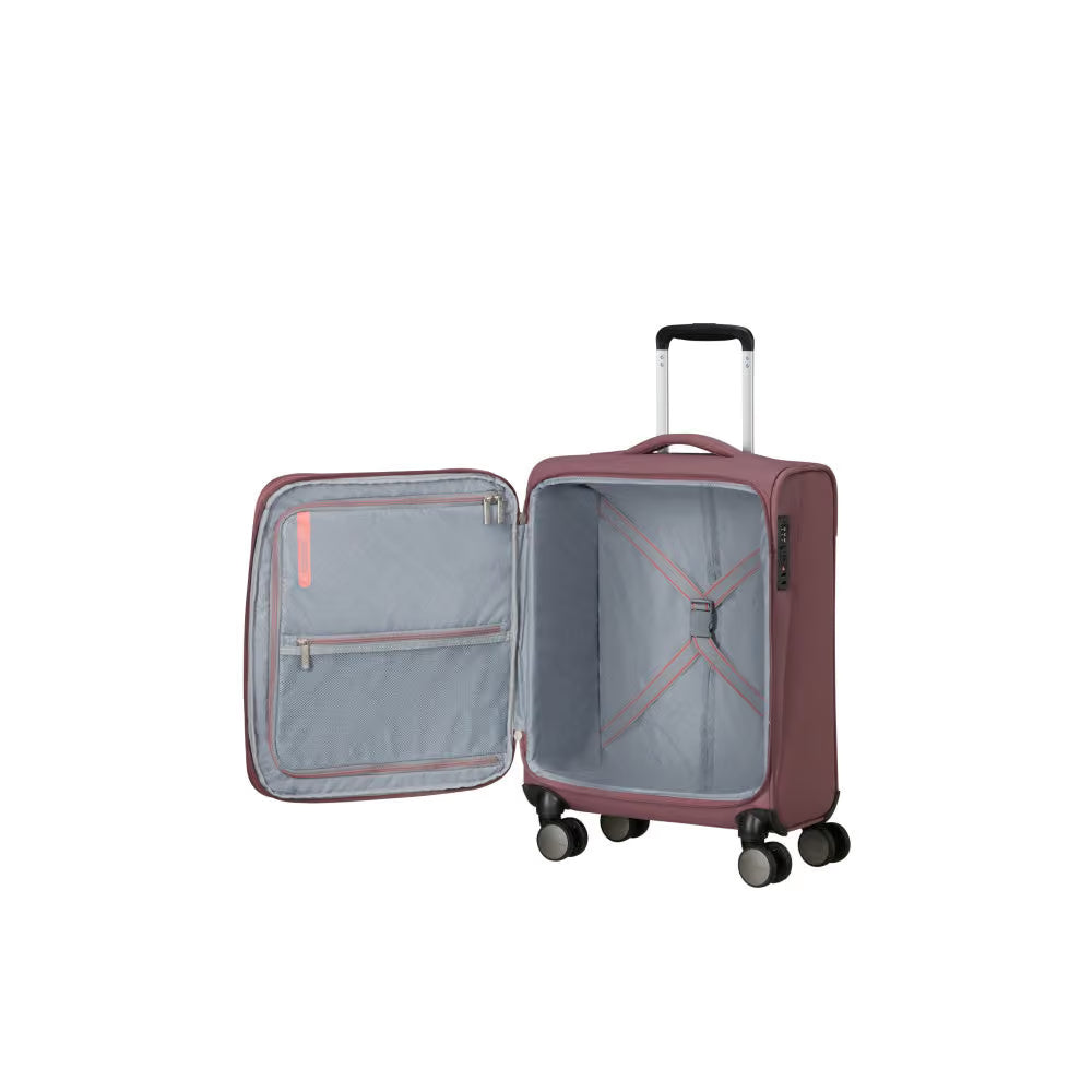 American Tourister Wanderlite - Galactic Mauve Kabinväska 55cm