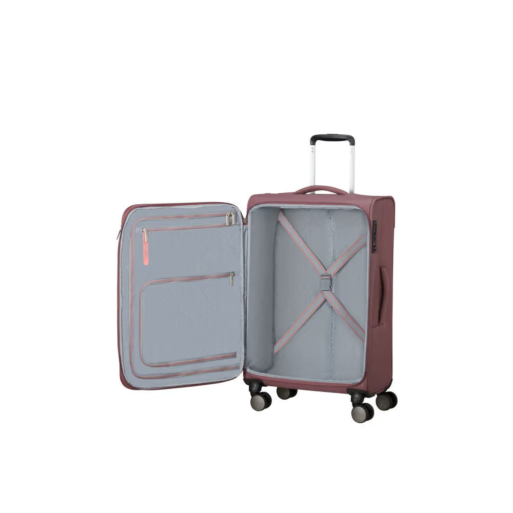 American Tourister Wanderlite - Galactic Mauve Mellanstor Resväska 68cm