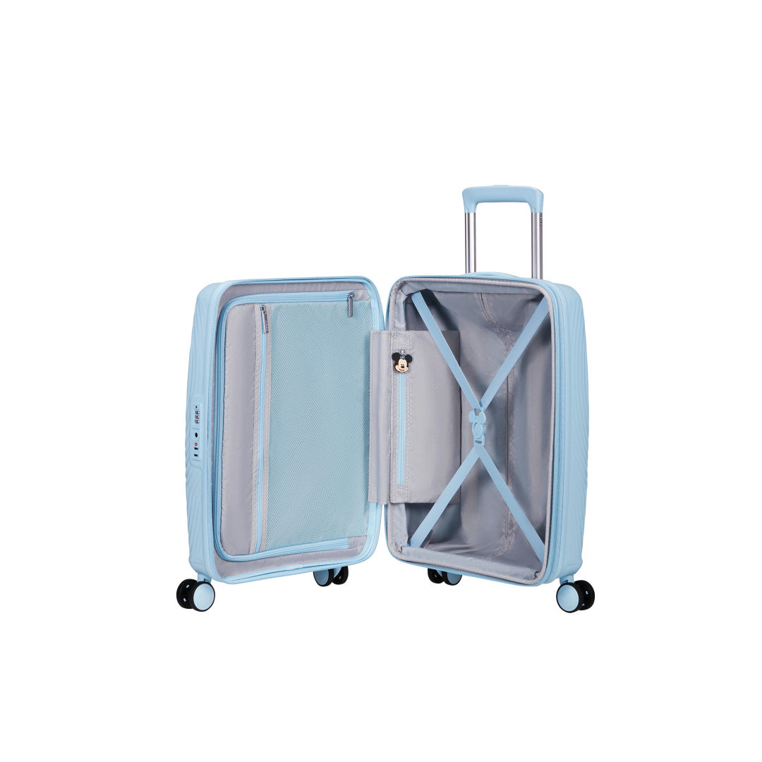American Tourister Mickey Magic Kabinväska 55 cm – Pastellblå