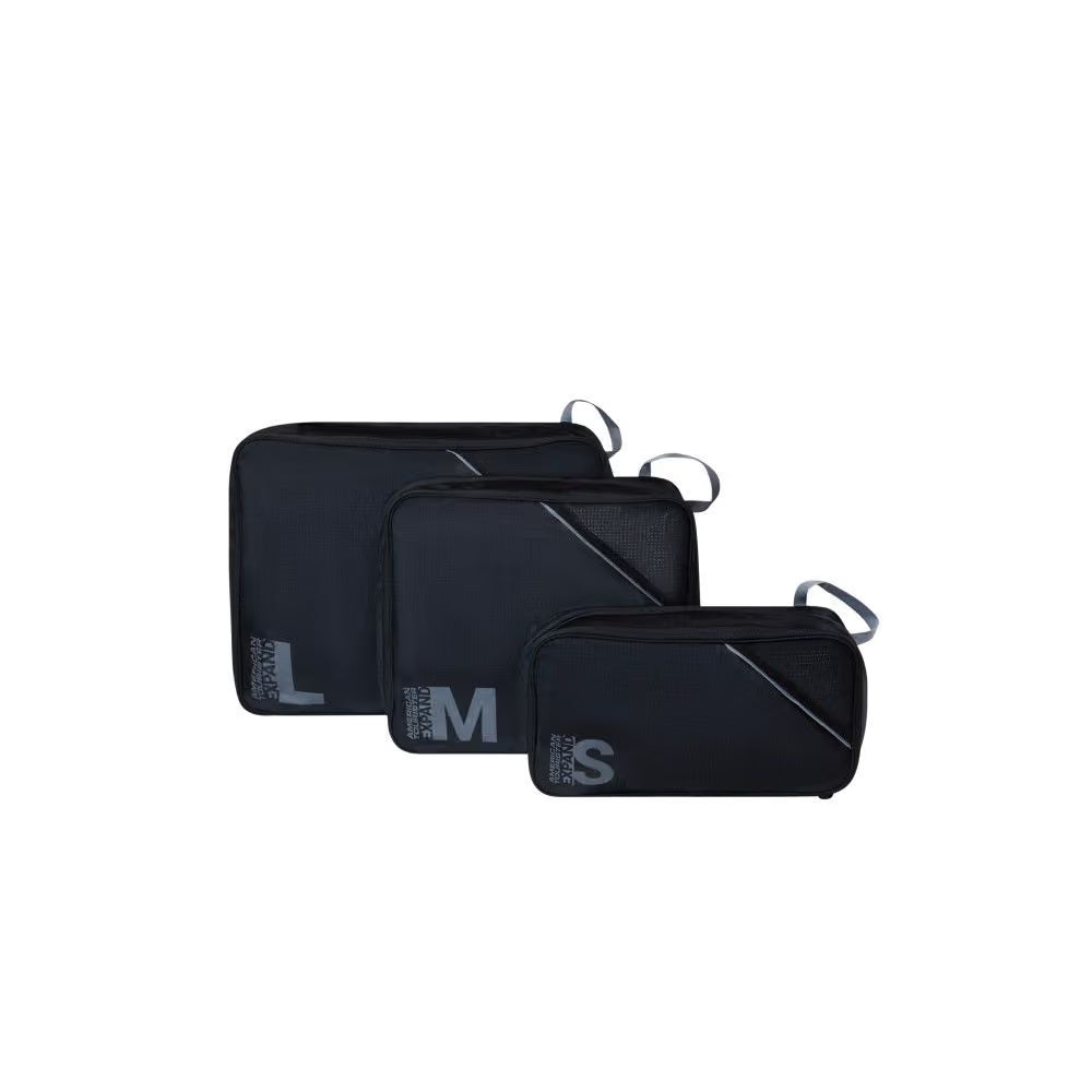 American Tourister Packing - Svart/Grå Packkuber 3-set