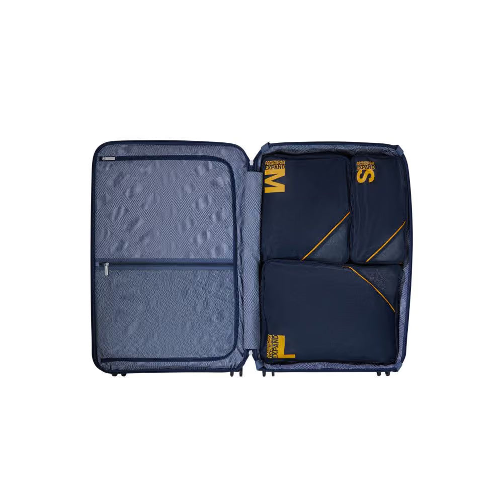 American Tourister Packing - Navy/Orange Packkuber 3-set