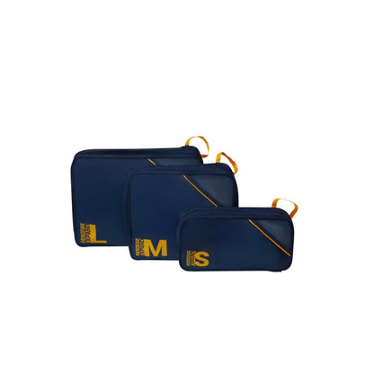American Tourister Packing - Navy/Orange Packkuber 3-set