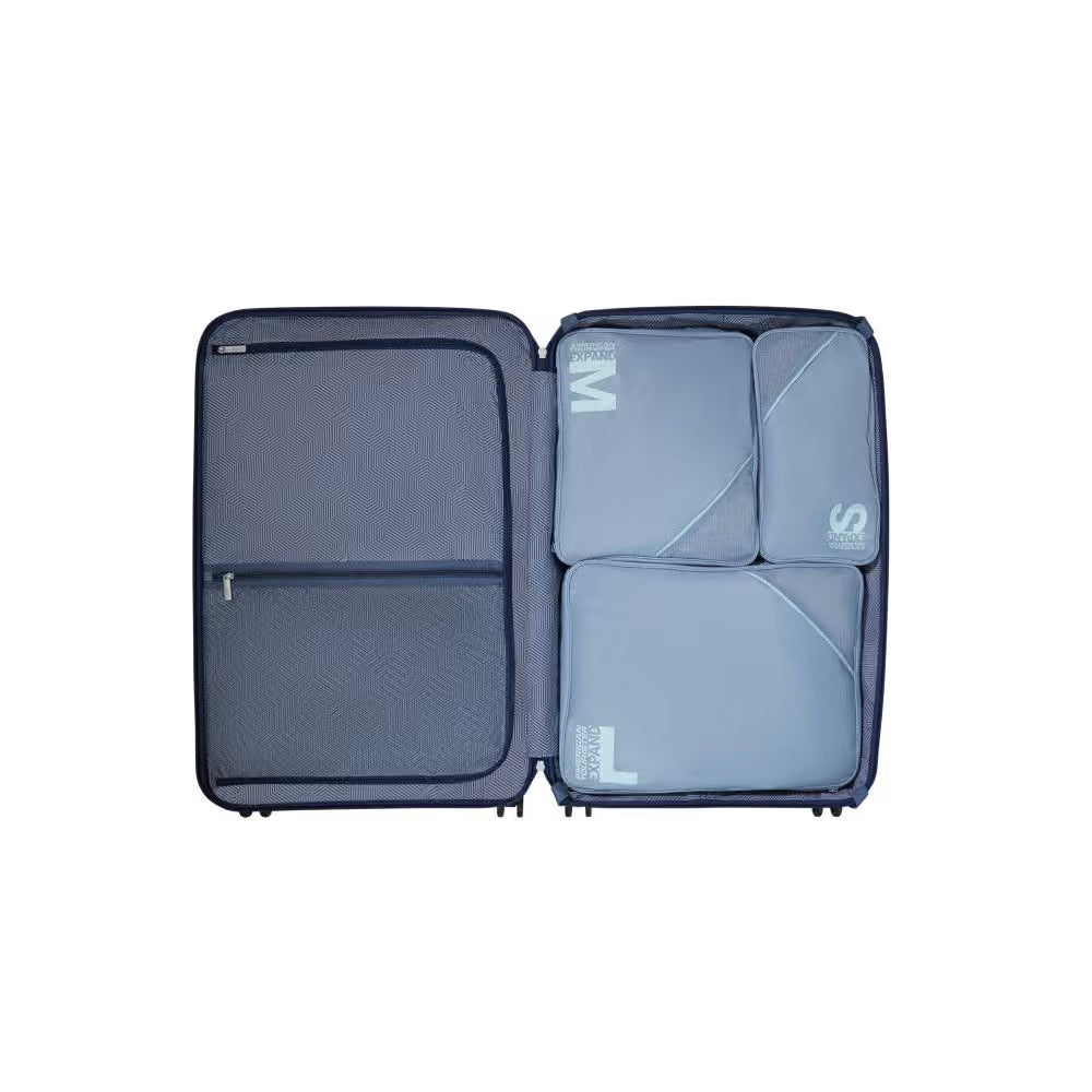 American Tourister Packing - Stone Blue Packkuber 3-set