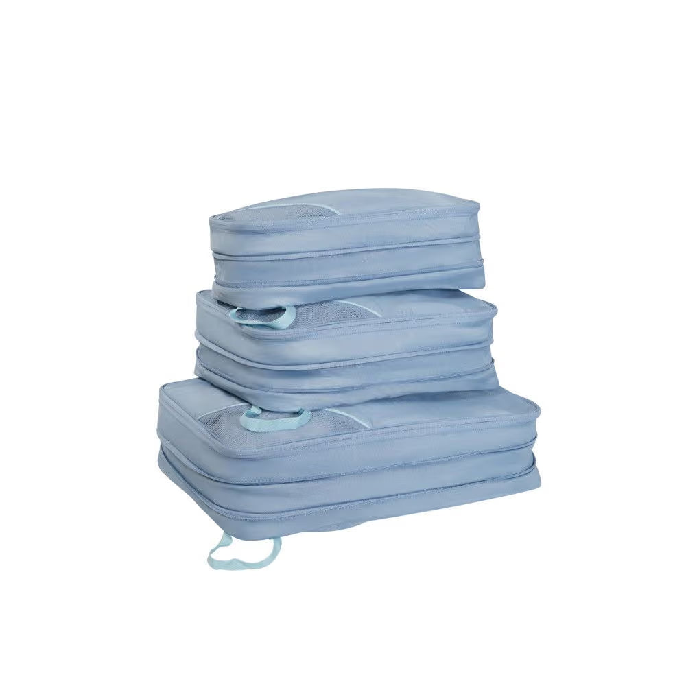 American Tourister Packing - Stone Blue Packkuber 3-set