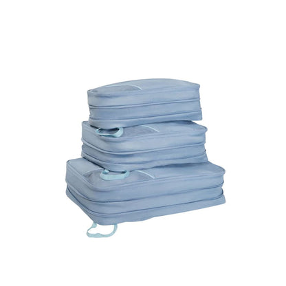 American Tourister Packing - Stone Blue Packkuber 3-set