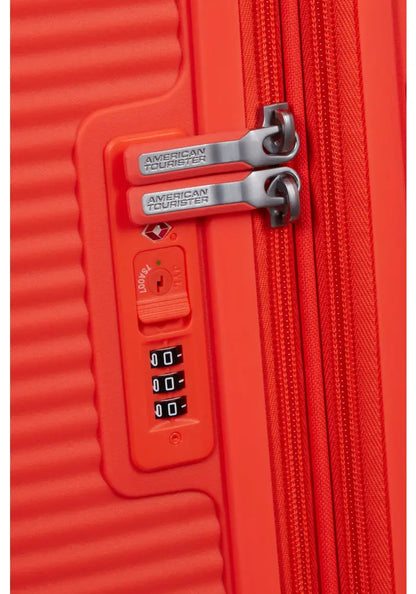 American Tourister Soundbox - Neon Orange Stor Resväska 77cm