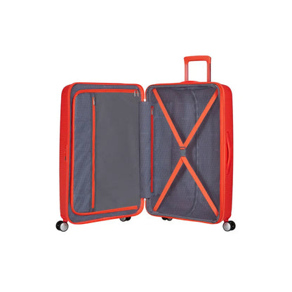 American Tourister Soundbox - Neon Orange Stor Resväska 77cm