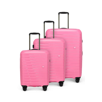 Airbox AZ18 - Rosa Resväskor 3-pack