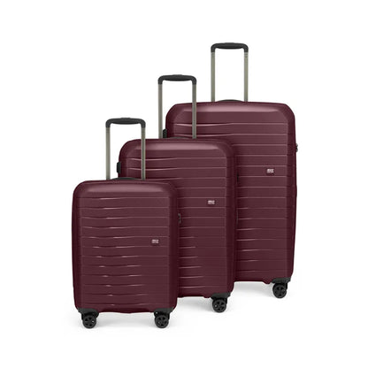 Airbox AZ18 - Tranbärsröd Resväskor 3-pack