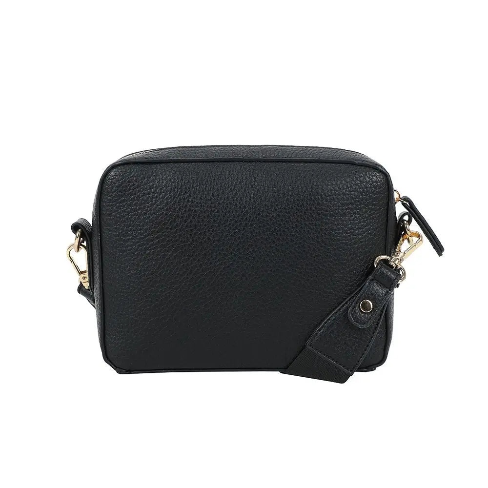 Ulrika Design Bar Zipper - Svart Axelväska 21cm