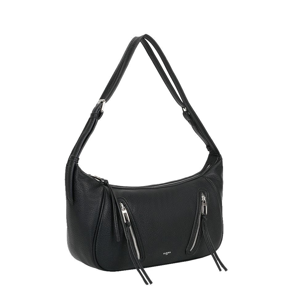 Ulrika Design Recycled PU 2.0 – Axelväska 40cm – Svart