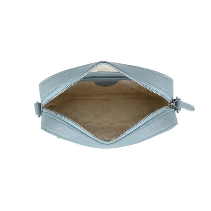 Ulrika Design Bar Zipper - Ljusblå Axelväska 21cm