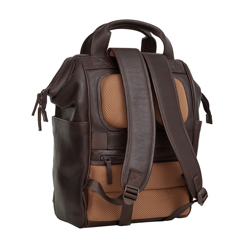 New Rebels Obsidian Tremont Ryggsäck i Läder – Brun