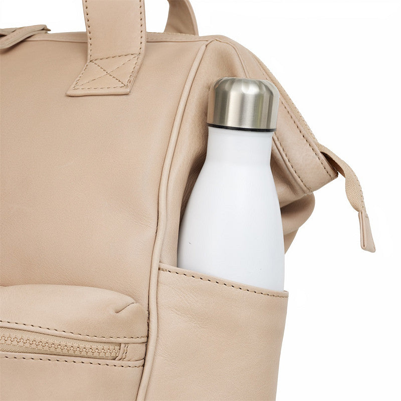 New Rebels Obsidian Tremont Ryggsäck i Läder – beige