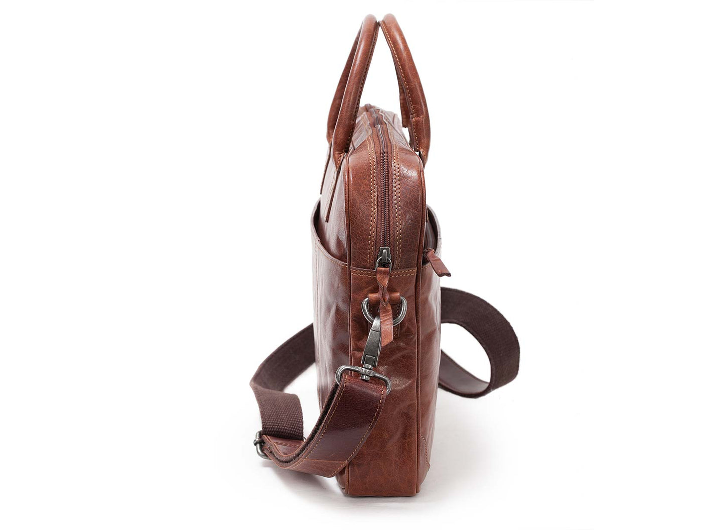 BaooBaoo Briefcase Soft – Datorväska 13" – Brandy