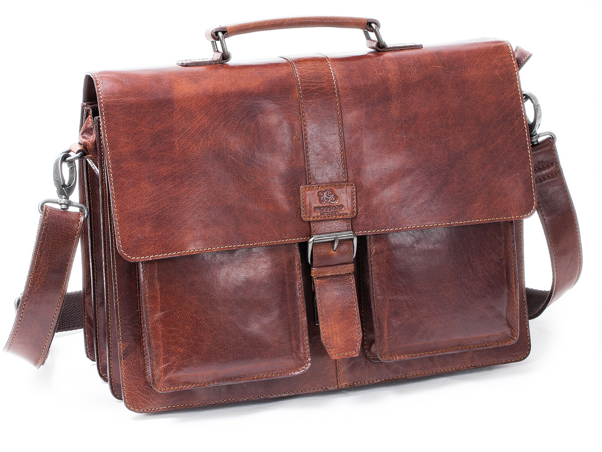 BaooBaoo Briefcase - Brandy Portfölj 15" 3-fack