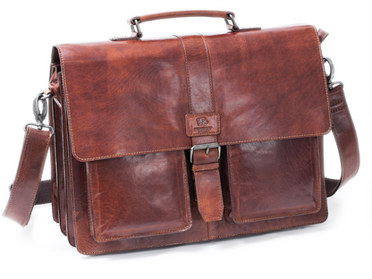BaooBaoo Briefcase - Brandy Portfölj 15" 3-fack