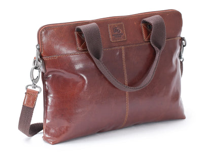 BaooBaoo Slim bag – Datorväska 13" – Brandy