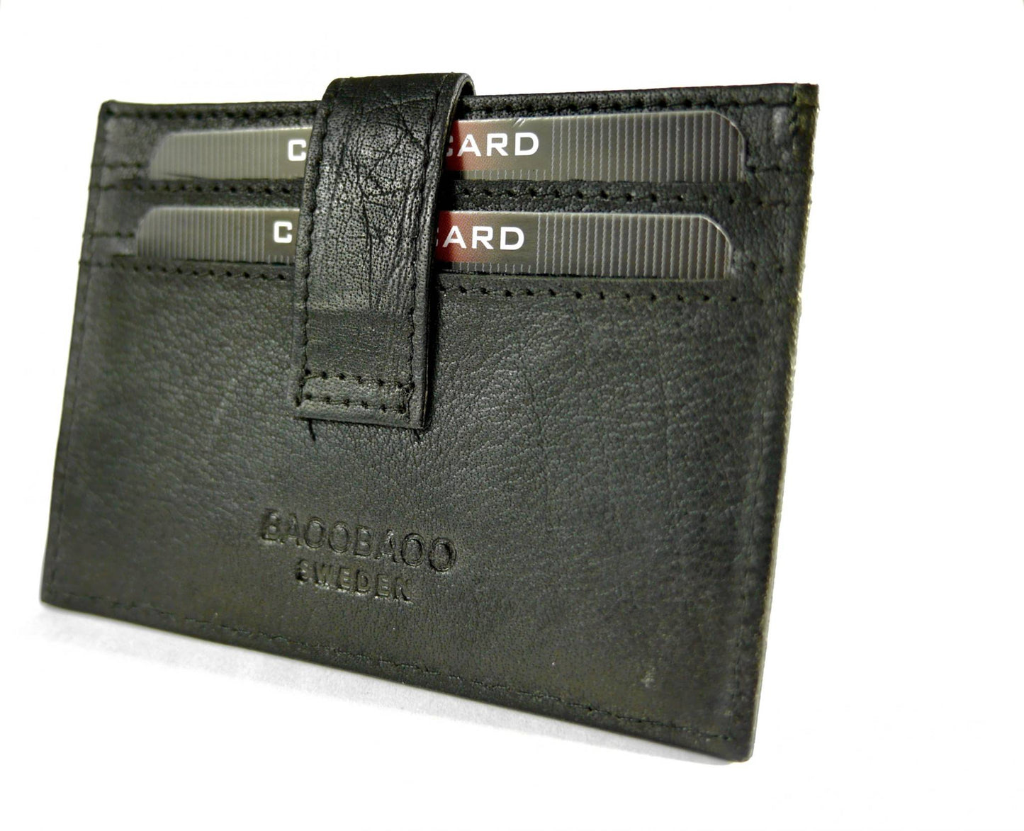 BaooBaoo Card Holder – Korthållare 10cm – Svart