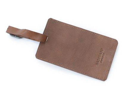 BaooBaoo Luggage tag – Bagagelapp 12cm – Brandy