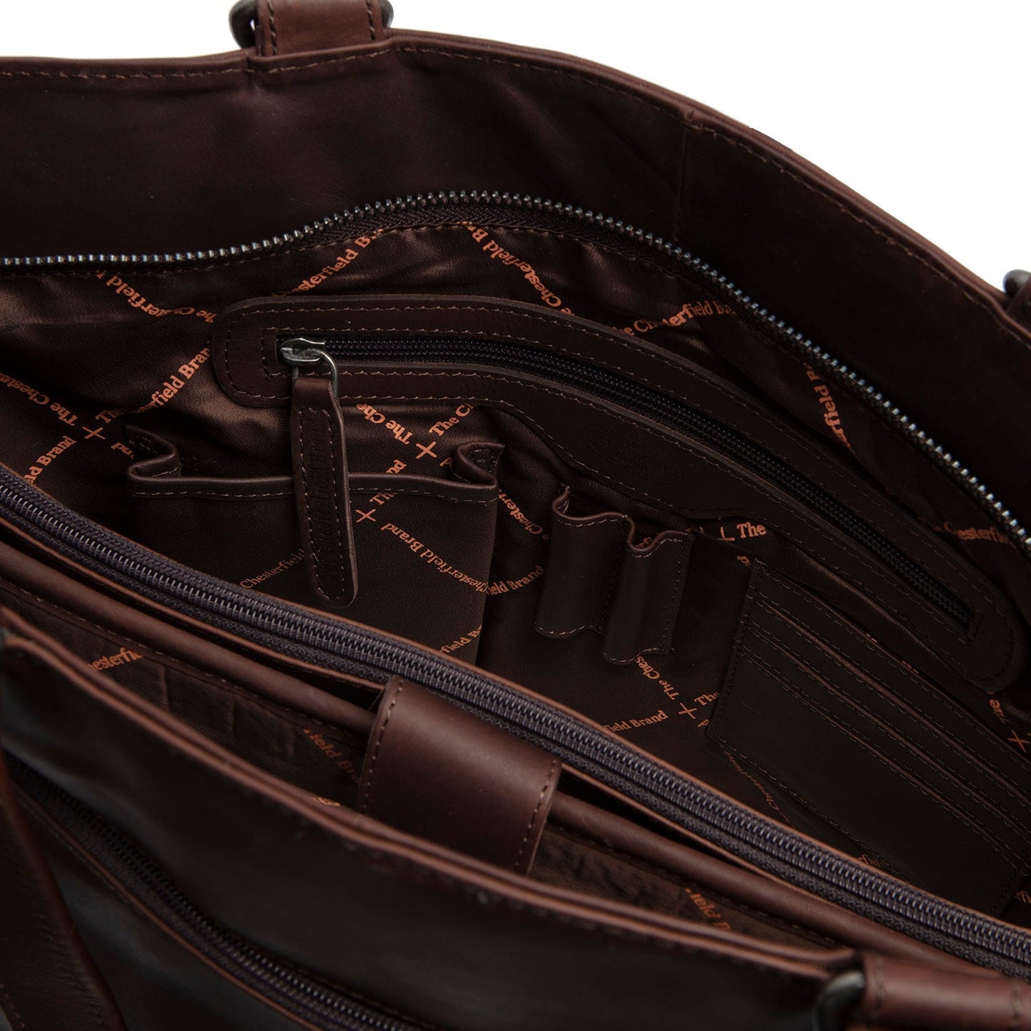 The Chesterfield Brand Berlin Handväska 36 cm – Brun