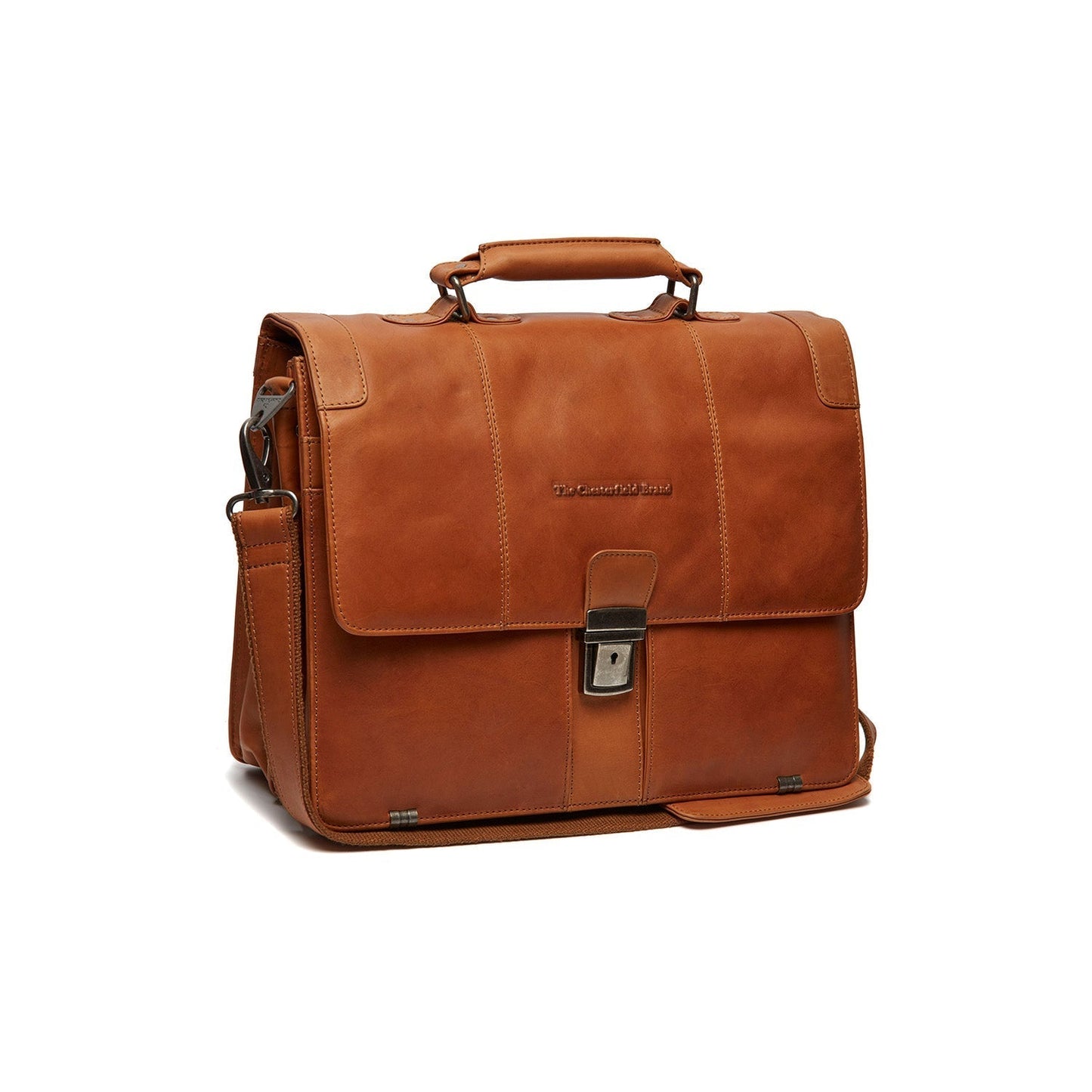 The Chesterfield Brand Stuttgart Datorportfolj 14 Tum - Cognac
