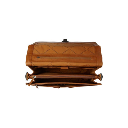 The Chesterfield Brand Stuttgart Datorportfolj 14 Tum - Cognac