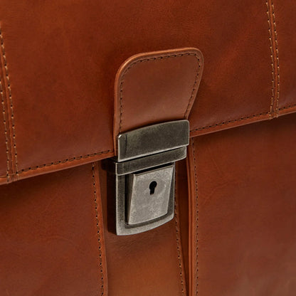The Chesterfield Brand Stuttgart Datorportfolj 14 Tum - Cognac