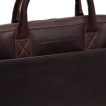The Chesterfield Brand Tilbury – Datorväska 14" – Brun