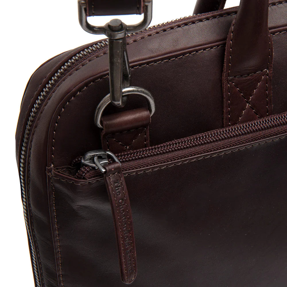 The Chesterfield Brand Tilbury – Datorväska 14" – Brun