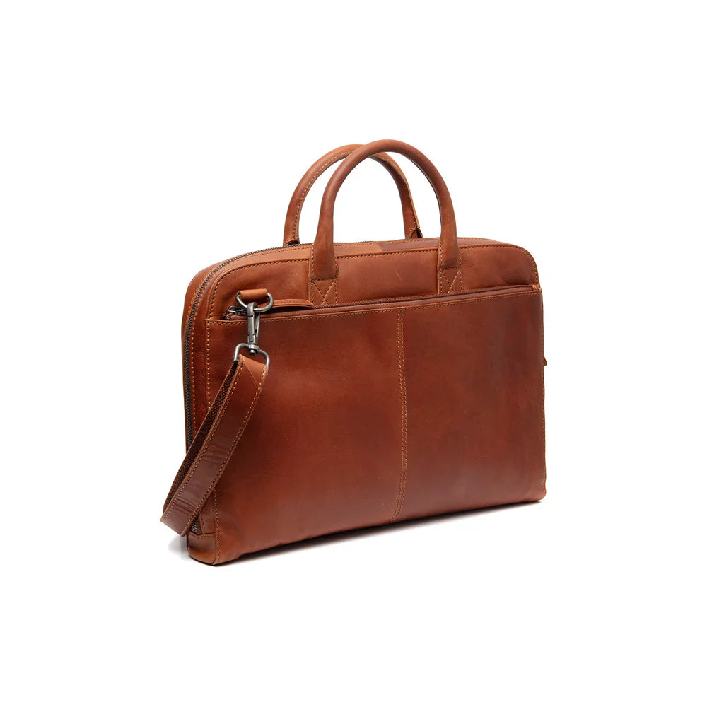 The Chesterfield Brand Tilbury – Datorväska 14" – Cognac