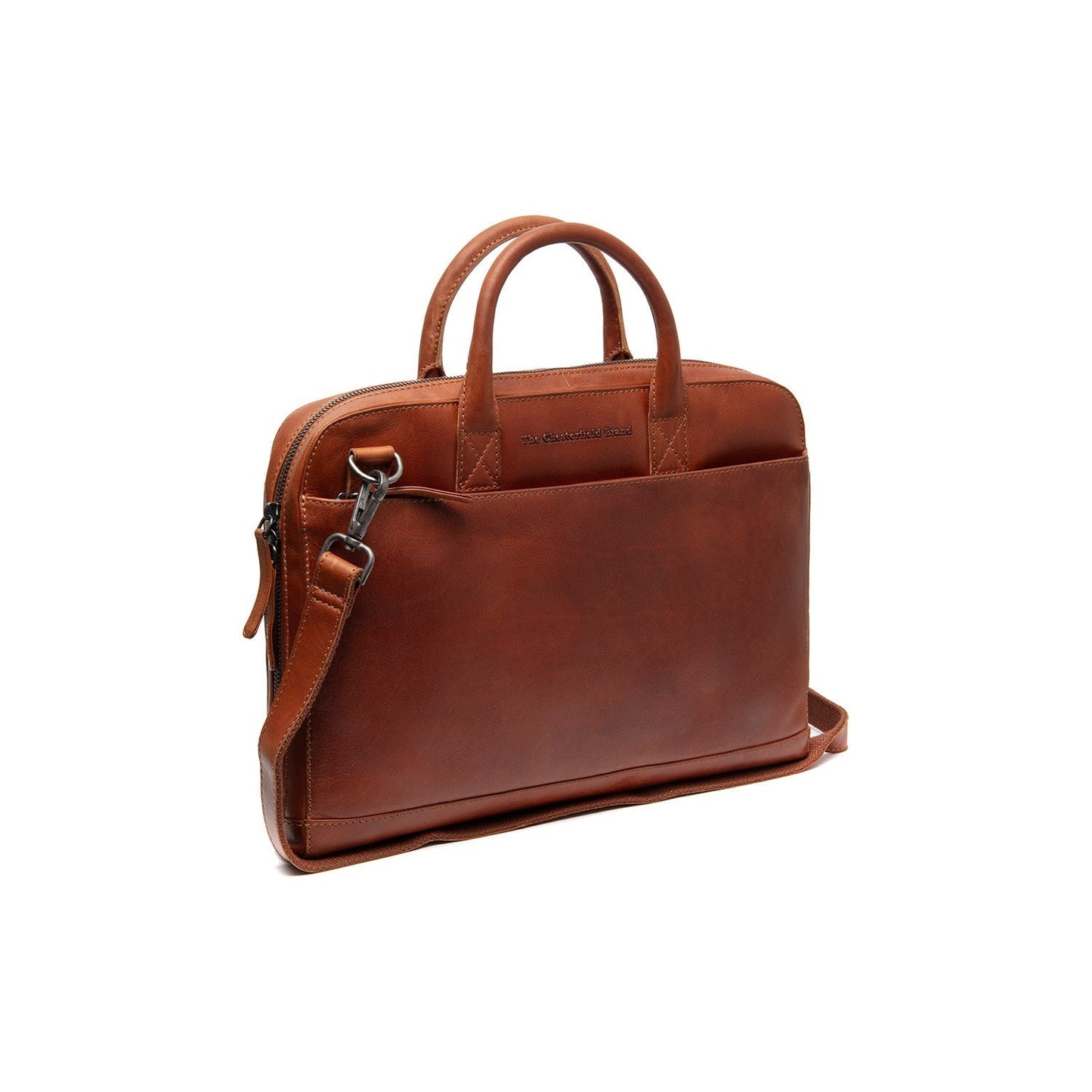 The Chesterfield Brand Tilbury – Datorväska 14" – Cognac