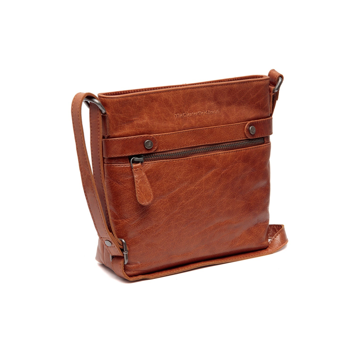 The Chesterfield Brand Signe Axelremsväska 22cm – Cognac