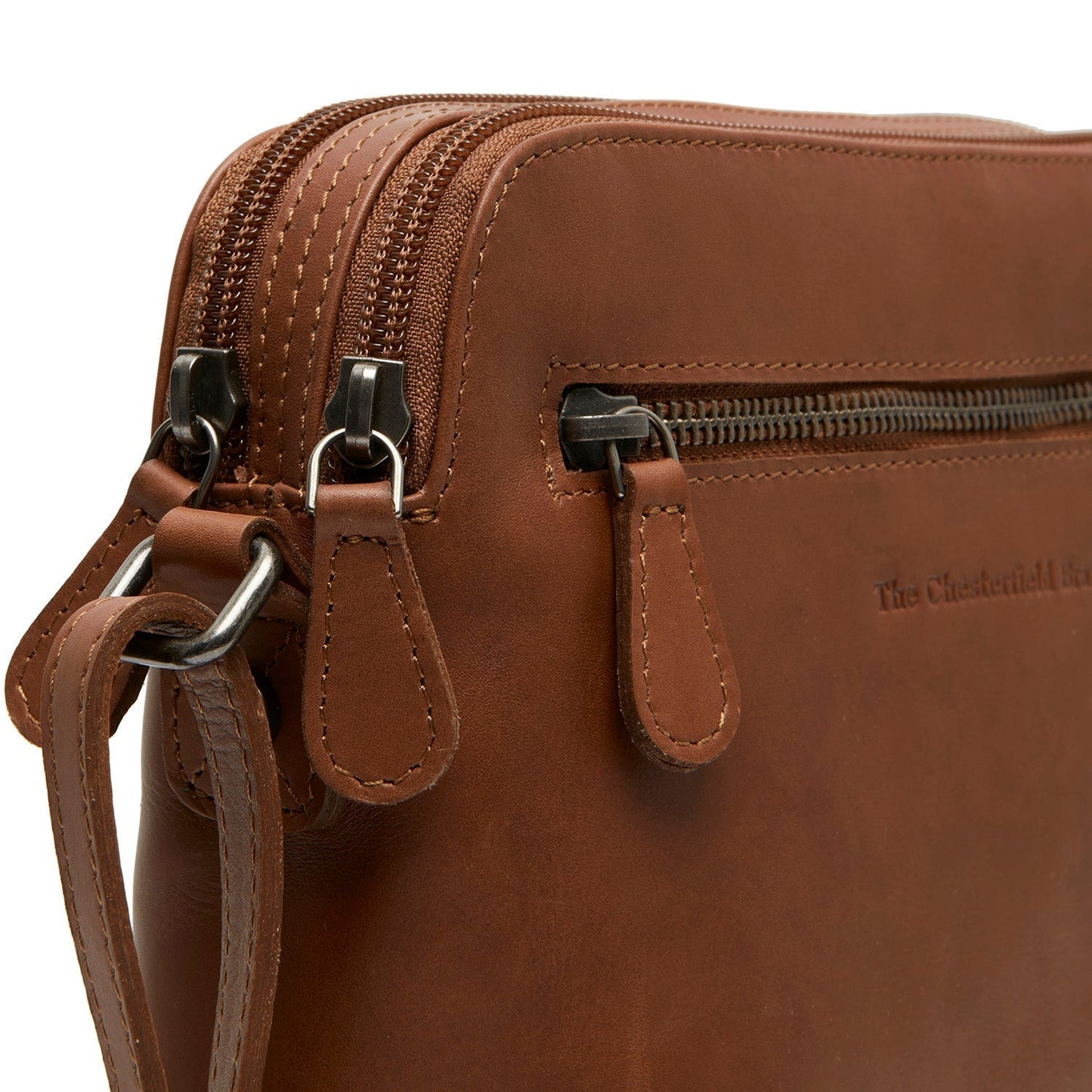 The Chesterfield Brand Nebraska Axelväska 24 cm – Cognac