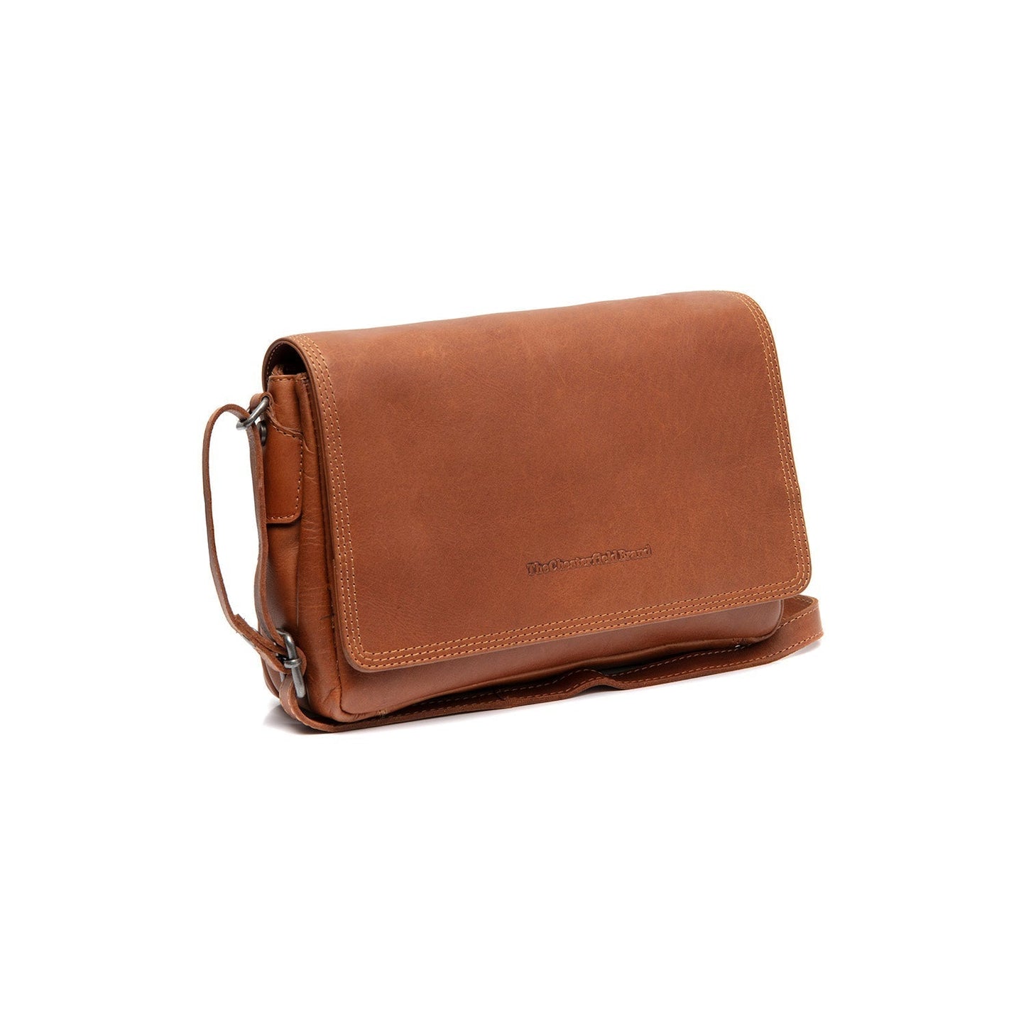 The Chesterfield Brand Forano Axelremsväska 23 cm – Cognac
