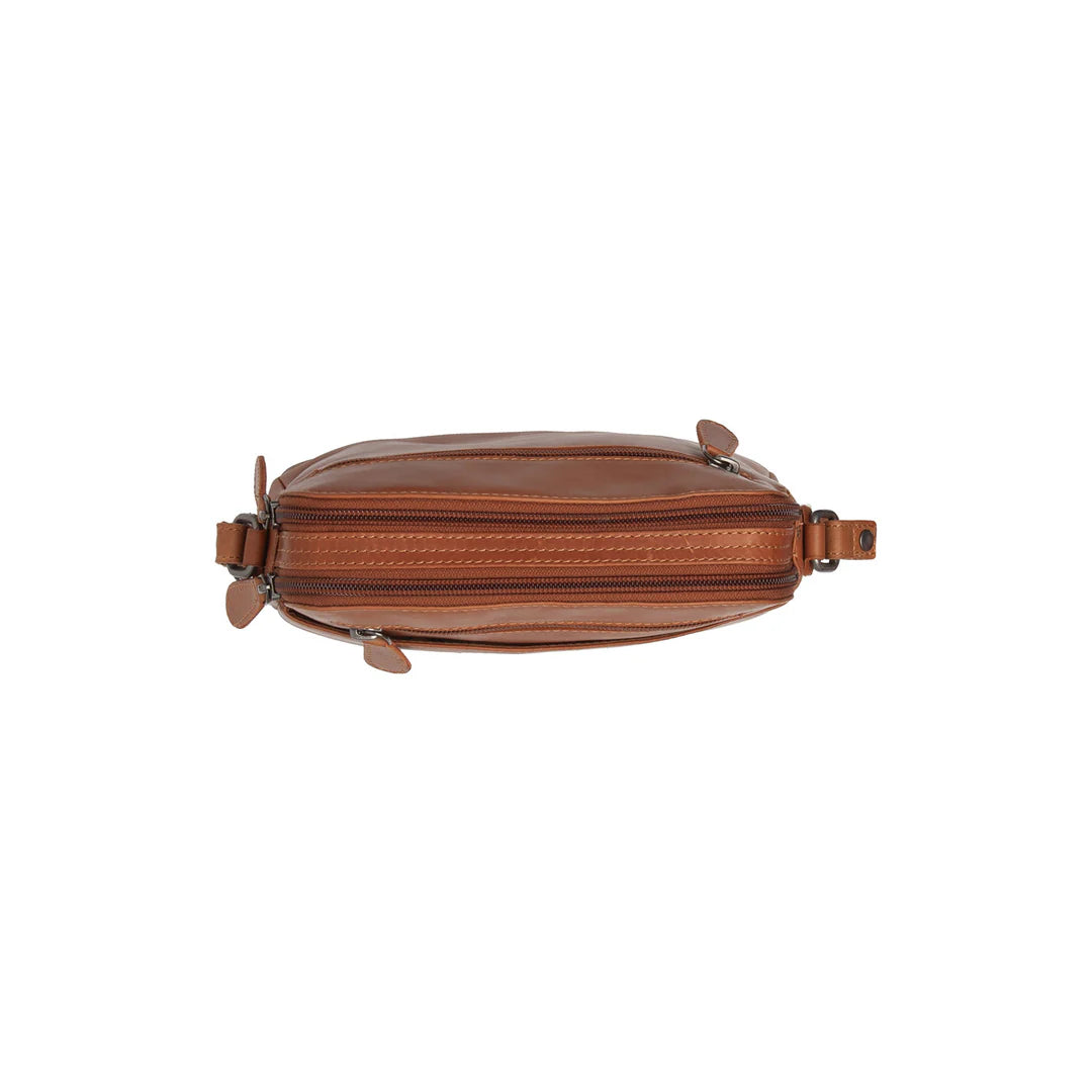 The Chesterfield Brand Vionne Axelväska 21 cm – Cognac