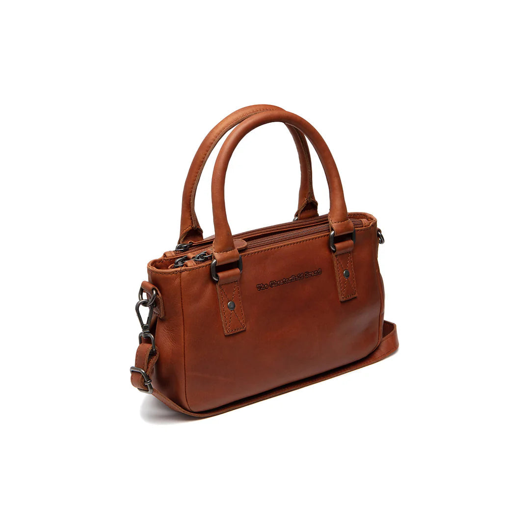 The Chesterfield Brand Fenja Axelväska 29 cm – Cognac